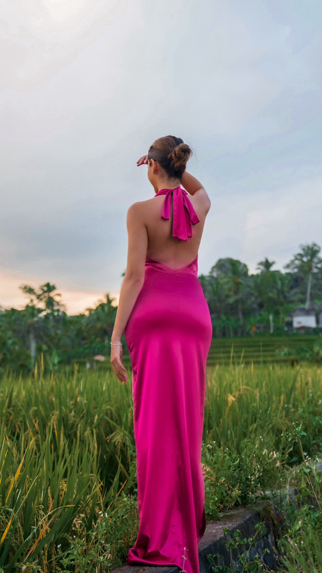 hot pink dress