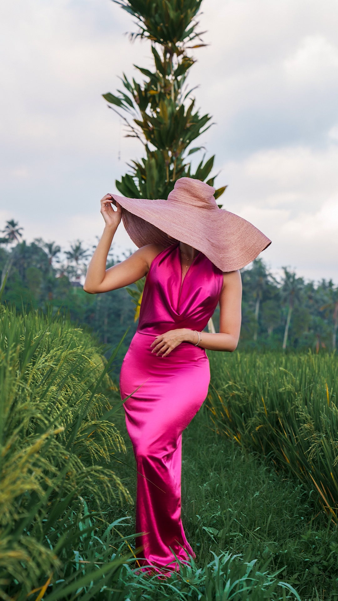 hot pink dress