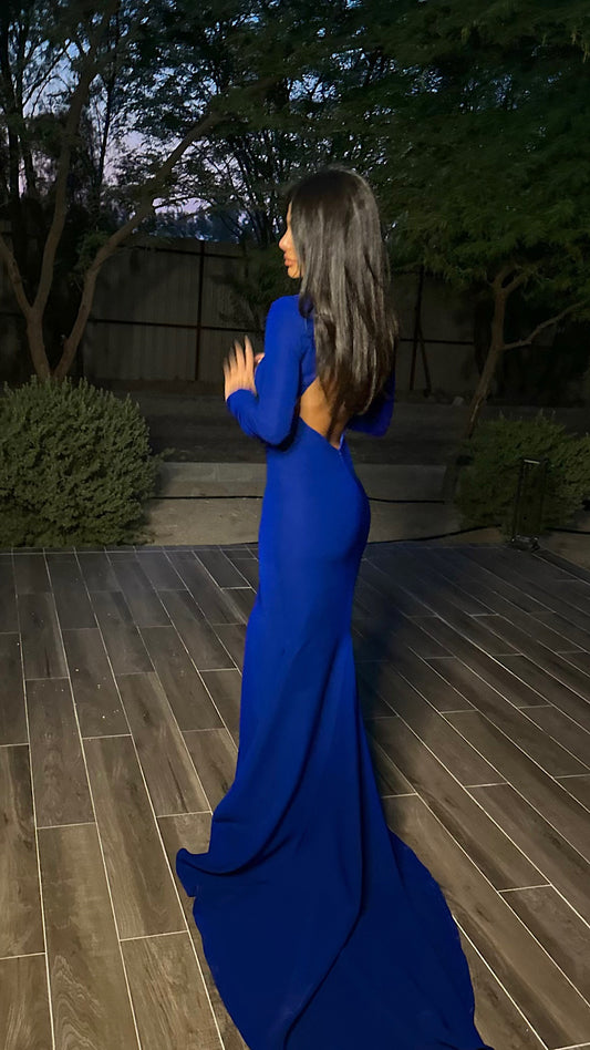 The Royal Blue Dress